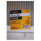 14 in x 10 in Everbilt Air Return Grille for Wall or Ceiling