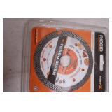 Set of Moen Post-Temp Shower Handle and RIDGID Mesh Diamond Blade