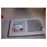 EZ-Flo 12" x 6" Wall/Ceiling Register Steel Construction