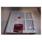 Everbilt 12 in x 12 in Ceiling & Wall Register with Smooth Glide Damper