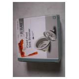 Master Plumber Fixed Post Sink Strainer in Brushed Stainless Steel