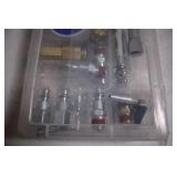 Comprehensive Air Compressor Accessory Kit in Plastic Case