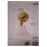 Home Decorators Collection Granville 1-Light Wall Sconce with Switch