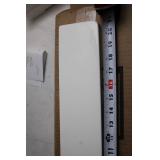 White Ceramic Bathroom Shelf