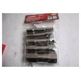 Husky Shower Valve Socket Set with 5 Double-Sided Sockets