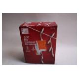 200 Clear Incandescent Mini Icicle Lights