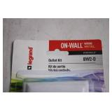 Commercial Electric Non-Metallic 73 in 1 Cover and Legrand On-Wall Outlet Kit