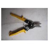 Yellow Handheld Metal Cutting Tin Snips