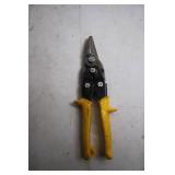Yellow Handheld Metal Cutting Tin Snips