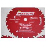 Set of 3 Diablo Framing Construction Saw Blades 7 1/4" 24 Teeth