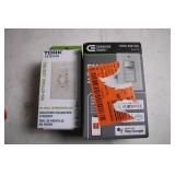 Pair of In-Wall Light Switches: Tork A512HHW and Commercial Electric Smart Light Switch