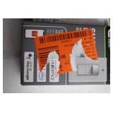 Pair of In-Wall Light Switches: Tork A512HHW and Commercial Electric Smart Light Switch