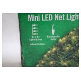 150 Warm White Mini LED Net Lights for Indoor/Outdoor Use