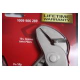 Husky 3-Piece Pliers and Wrench Set with Adjustable Wrench, Slip Joint Pliers, and Groove Joint Pliers