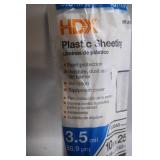 HDX 3.5 mil Plastic Sheeting Roll 10ft x 25ft