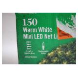 Home Accents Holiday Warm White Mini LED Net Lights 150 Count