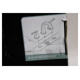 Glacier Bay Two Handle Bathroom Faucet in Brushed Nickel