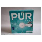 PUR PLUS Mineral Core Faucet Filtration System in Matte White