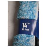 Unger Professional 14" Window Scrubber with Blue Microfiber Sleeve
