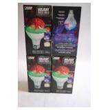 Set of 4 Feit Electric Holiday Disco Bulb LED Rotating Lights