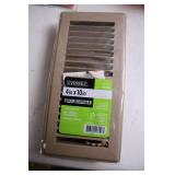 Everbilt 4 in x 10 in Brown Floor Register