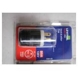 Set of 2 Leviton 20A 125V Black & White Plugs