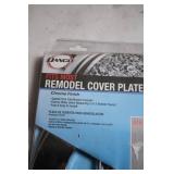 Danco Remodel Cover Plate with Chrome Finish