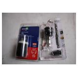 Leviton Black & White Plug with Pilot Drill Bit