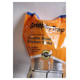 Snappy Trap All-In-One Drain Kit for Double Bowl Kitchen Sinks