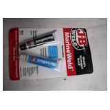 J-B MarineWeld Epoxy with Tool Pouch Set