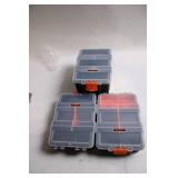 Set of 3 Tactix Storage Organizer Boxes with Adjustable Compartments