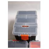 Set of 3 Tactix Storage Organizer Boxes with Adjustable Compartments