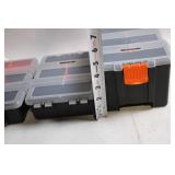 Set of 3 Tactix Storage Organizer Boxes with Adjustable Compartments