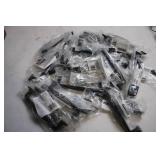 Set of 30 Amerock Black Cabinet Pull Handles with Mounting Screws