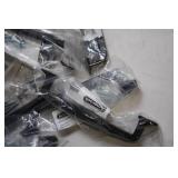 Set of 30 Amerock Black Cabinet Pull Handles with Mounting Screws