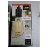 Set of 3 LED Light Bulbs with Various Specifications