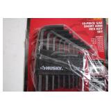 Husky 10-Piece SAE Short Arm Hex Key Set