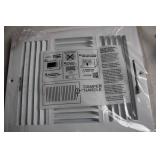 Everbilt 10" x 8" Ceiling & Wall Register with Smoothglide Damper
