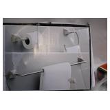 Delta Everly 3-Piece Bathroom Accessory Set with Spotshield Nickel Finish