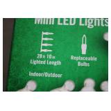 100 Warm White Mini LED Lights with White Wire