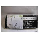 Glacier Bay Single Handle Pull-Down Kitchen Faucet with Soap Dispenser