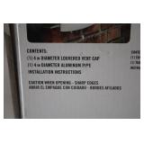 Louvred Vent Cap with Aluminum Pipe