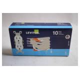 Leviton 15A-125V Dual Outlet 10-Pack
