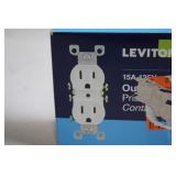 Leviton 15A-125V Dual Outlet 10-Pack