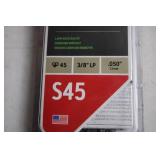 Oregon Chainsaw Chain 12" S45 Low Kickback for Craftsman, Echo, Kobalt, McCulloch, Poulan