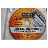 RIDGID 4.5" Metal Cutting Diamond Blade HD-MTL45