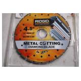 RIDGID 4.5" Metal Cutting Diamond Blade HD-MTL45