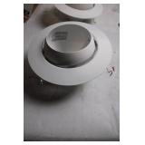 Set of 2 White Recessed Lighting Housings