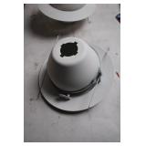 Set of 2 White Recessed Lighting Housings