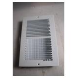 Everbilt 10 in. x 6 in. White Baseboard Register with 2-Way Air Flow